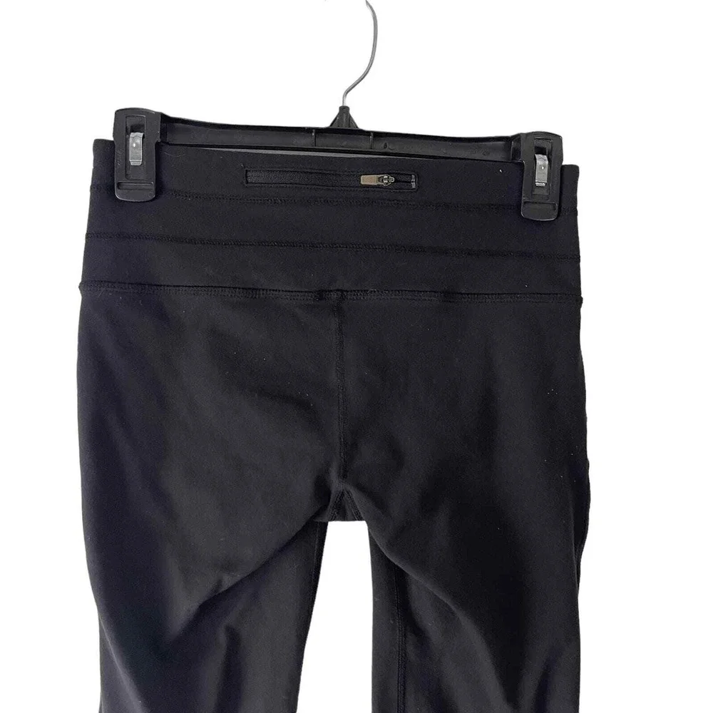 Athleta Women's Size XS Relay Crop‎ Black Yoga Activewear Pants